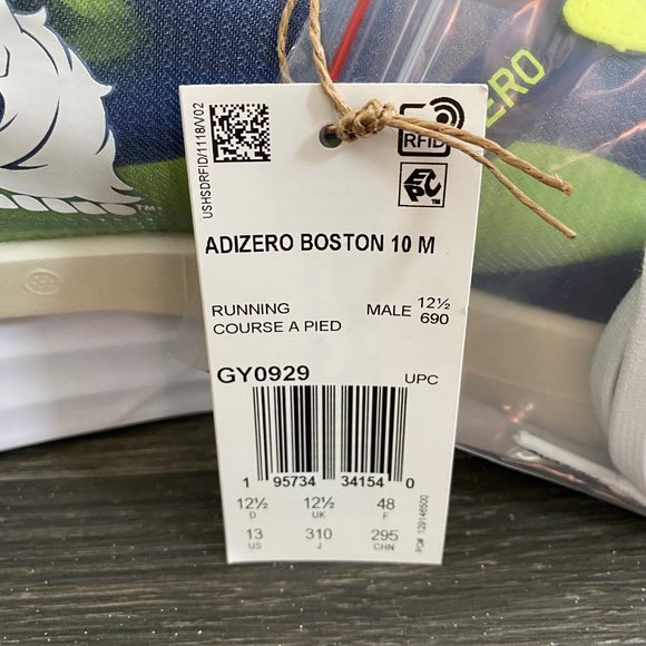 Adidas Adizero Boston 10 Marathon Running Shoes Victory Blue GY0929 Mens Size 13 main image 4